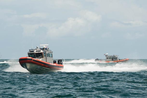 Coast Guard Boats in Islamorada, Florida Keys